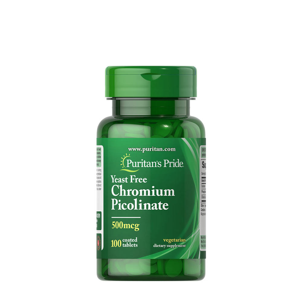 Puritan's Pride Chromium Picolinate baksida näringsfakta