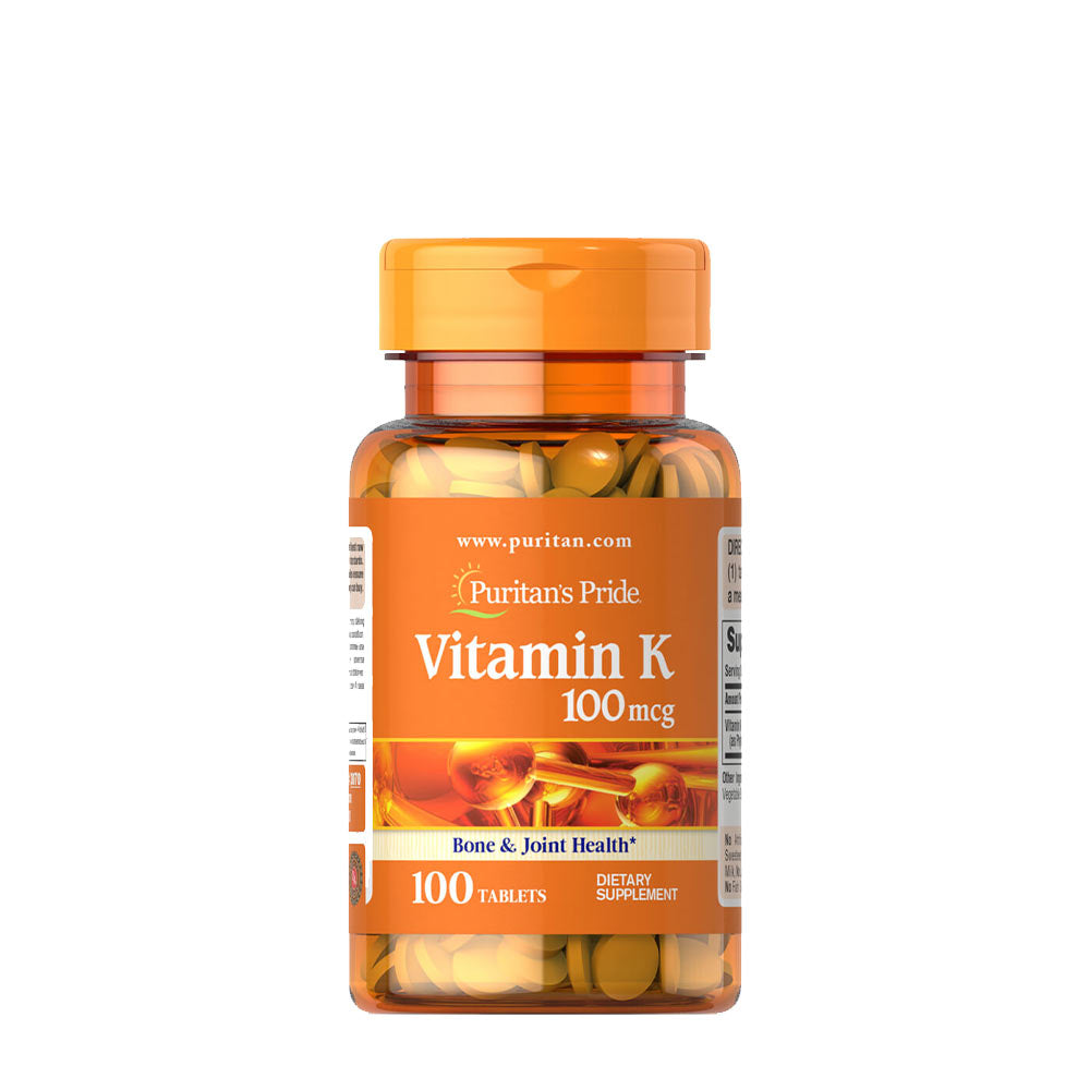 Puritan's Pride - Vitamin K - 100 tabletter