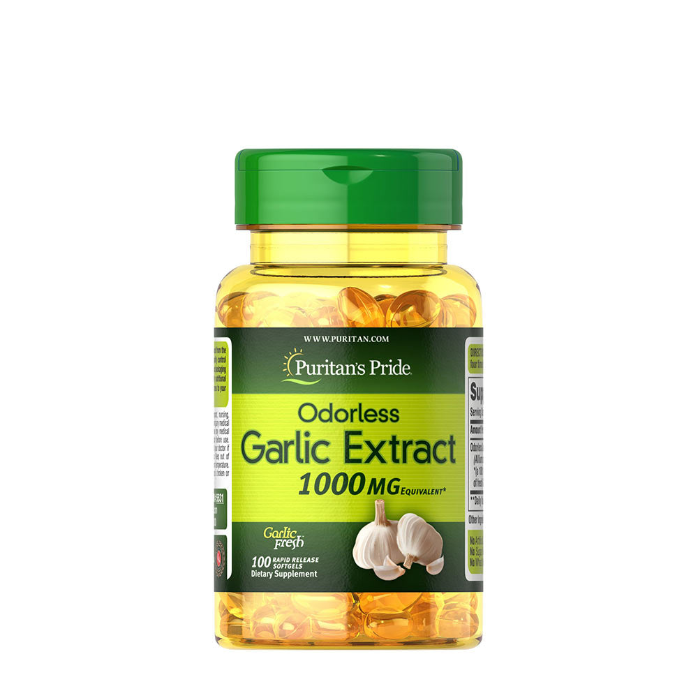 Puritan's Pride Odorless Garlic Extract framsida