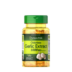 Puritan's Pride Odorless Garlic Extract baksida näringsfakta
