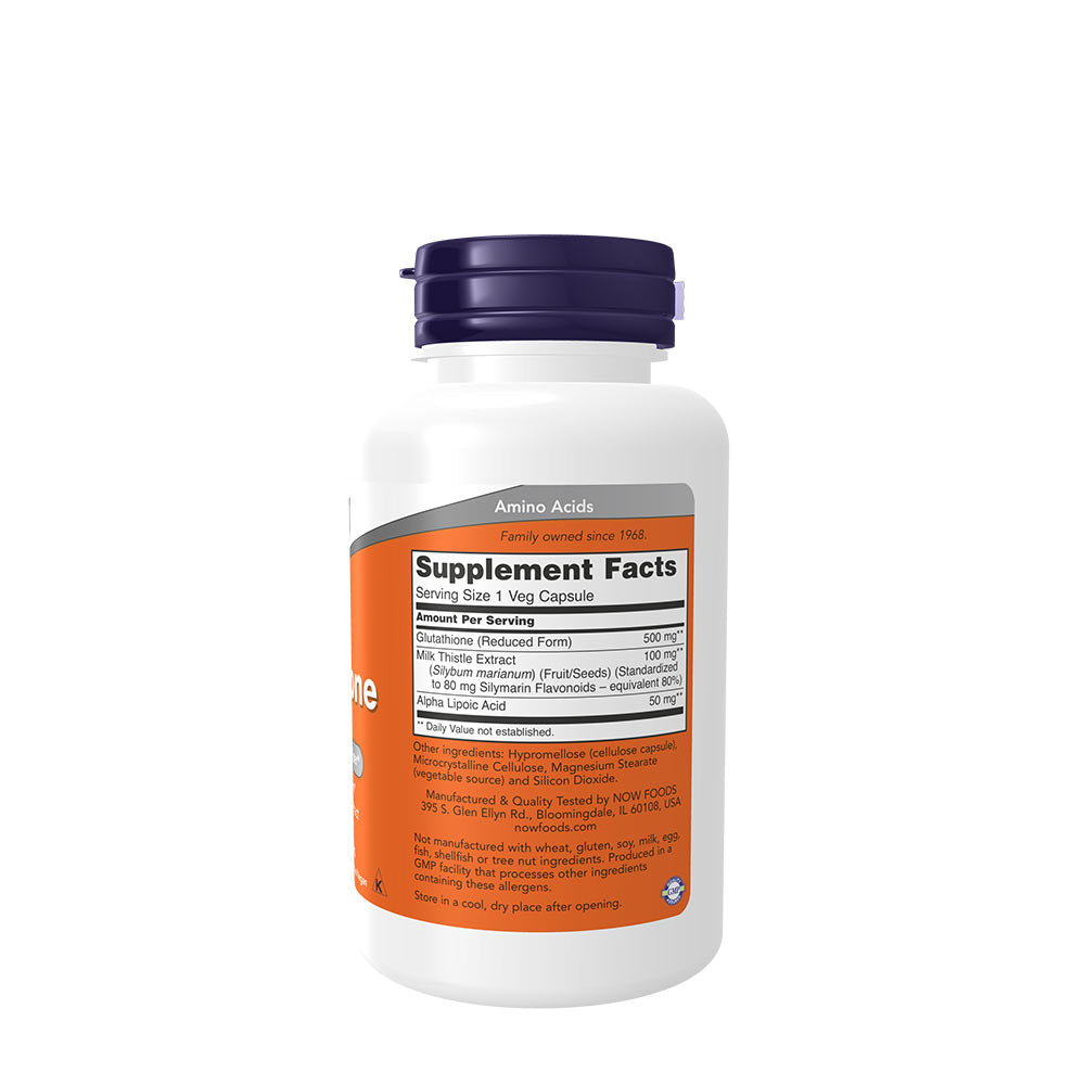 Glutathione – Mjölktistel & Alfa-liponsyra baksida