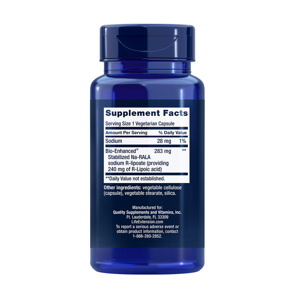 Life Extension - Super R-Lipoic Acid - 60 Vcaps