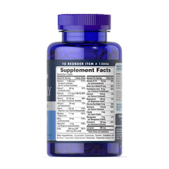 Puritan's Pride One Daily Men's Multivitamin baksida näringsfakta