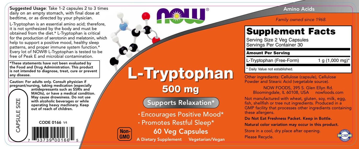 NOW Foods - L-Tryptofan