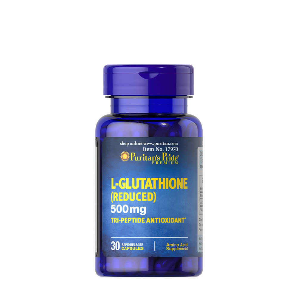 Puritan's Pride L-Glutathione Reduced framsida