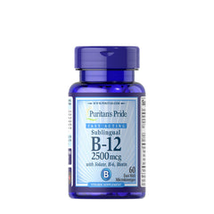 Puritan's Pride Vitamin B-12 2500 With Folic Acid framsida