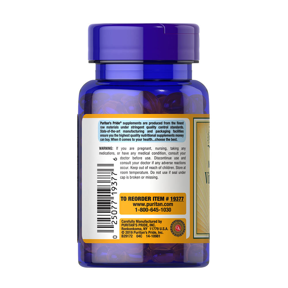 Puritan's Pride Vitamin D3 5000IU - ingredienser