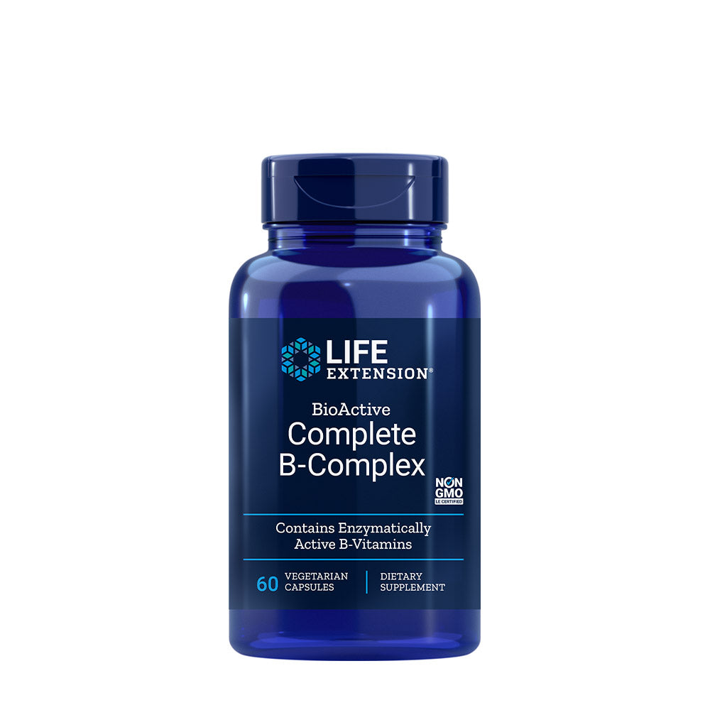 Life Extension Bioactive Complete B-Complex framsida