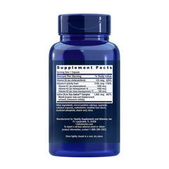 Life Extension Vitamins D And K With Sea-Iodine baksida näringsfakta