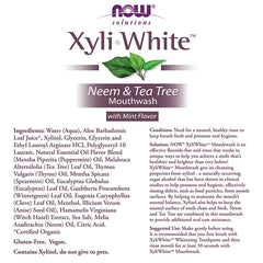 NOW Foods - Xyli White Mouthwash