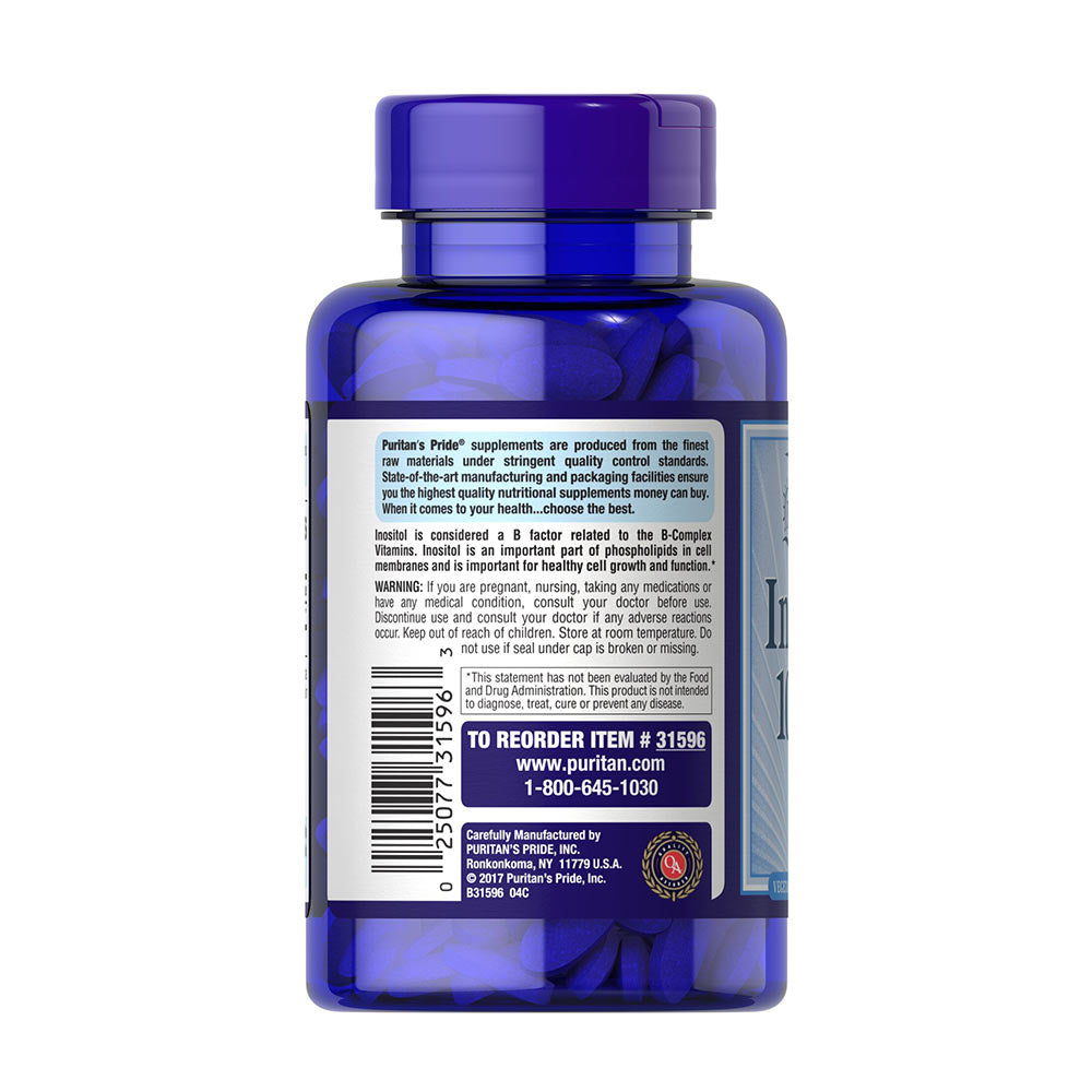 Inositol 1000 mg – 90 kapslar ingredienser