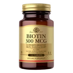 Biotin 300mcg – 100 tabletter framsida