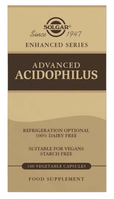 Solgar - Advanced Acidophilus - 100 Vegetable Caps