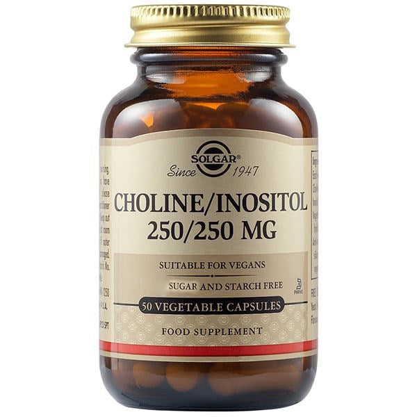 Solgar Choline/Inositol framsida