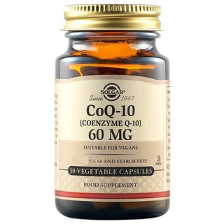 Solgar Coq 10 60mg baksida näringsfakta