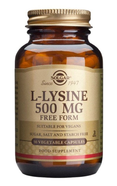 Solgar L-Lysine etikett certifiering
