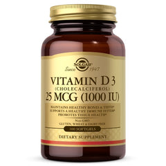Solgar - Vitamin D3 1000IU - 100 Caps