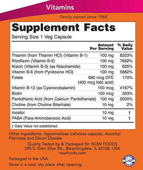 NOW Foods - Vitamin B-100