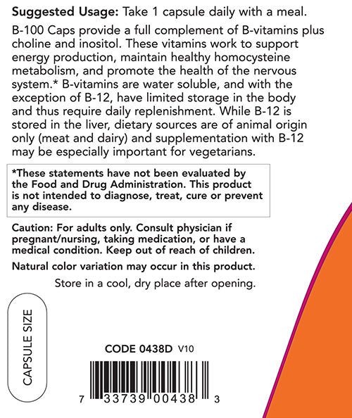 NOW Foods - Vitamin B-100