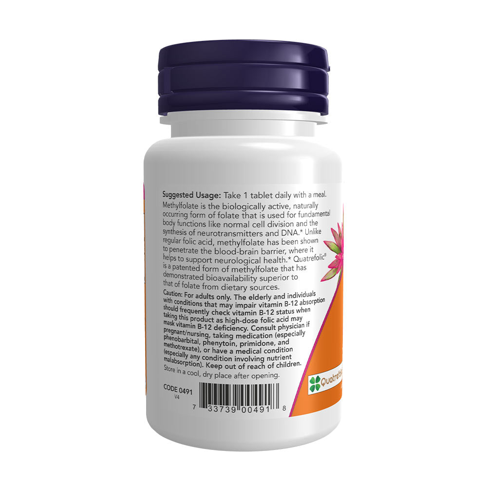 NOW Foods - Methyl Folate - 5000mcg, 50 Vcaps