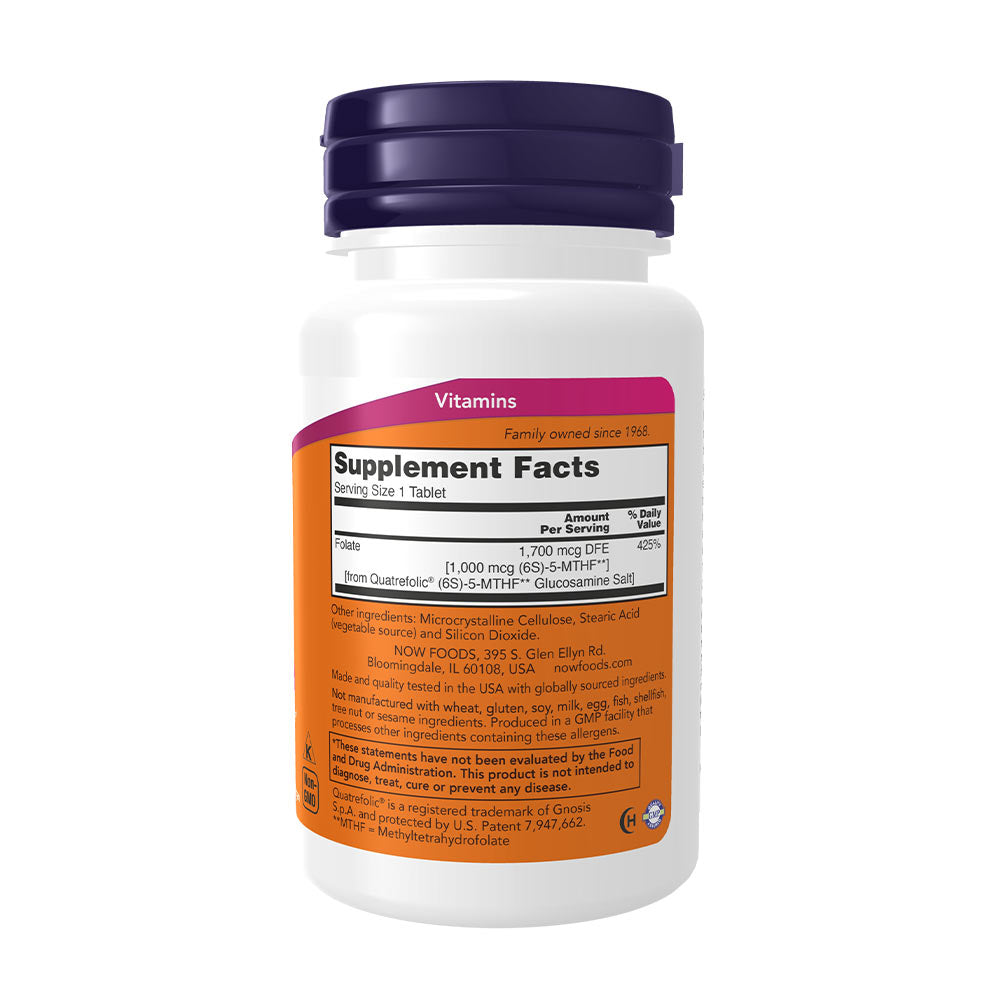 NOW Foods - Methyl Folate - 5000mcg, 50 Vcaps