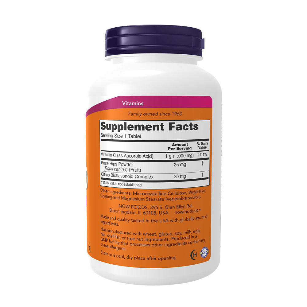 NOW Foods - Vitamin C-1000 med 100 mg bioflavonoider