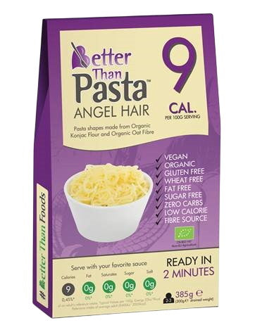 Better Than Foods - Organic Gluten-Free Konjac Angel Hair Pasta 385g