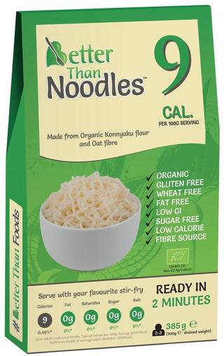 Better Than Foods - Luomu Konjac Nuudelit - 385g