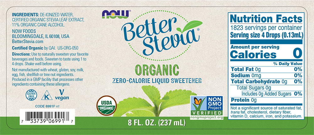 NOW Foods - Better Stevia - Luonnollinen makeutusaine