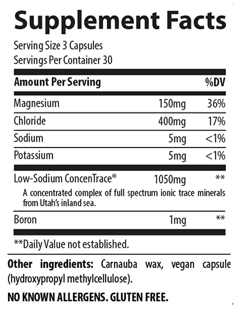 Trace Minerals - ConcenTrace Trace Mineral Tabletit