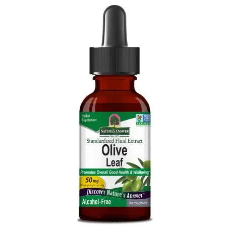 Nature's Answer Olive Leaf Extract öppen förpackning
