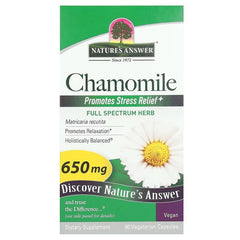 Kamomill 650 mg naturlig extrakt framsida