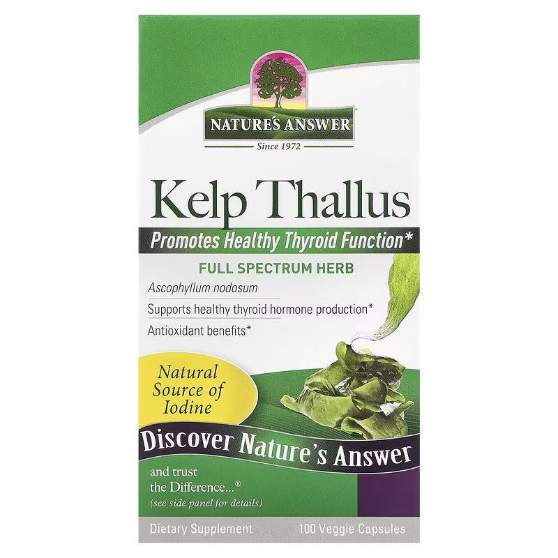 Nature's Answer Kelp Thallus öppen förpackning