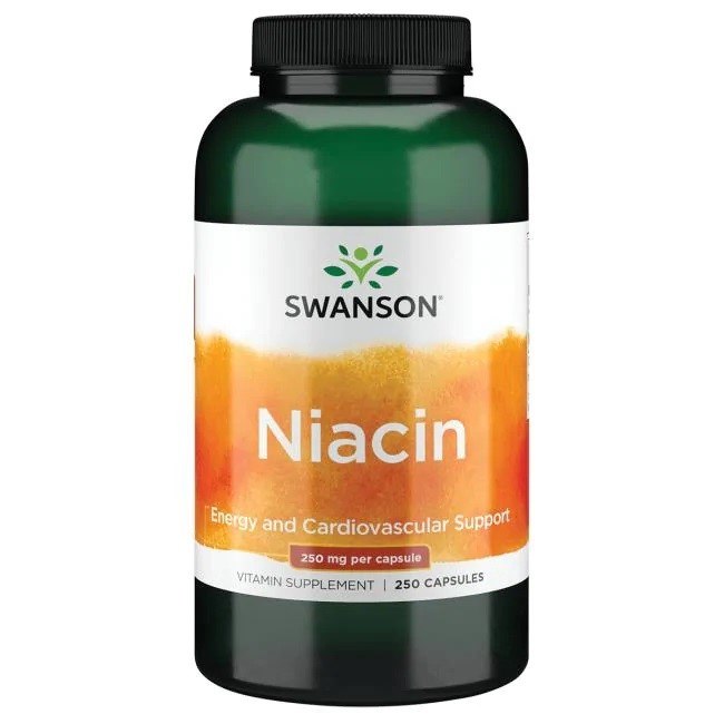 Niacin Vitamin B3 tabletter detalj