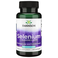 Swanson - Selenium, 100mcg - 200 Caps