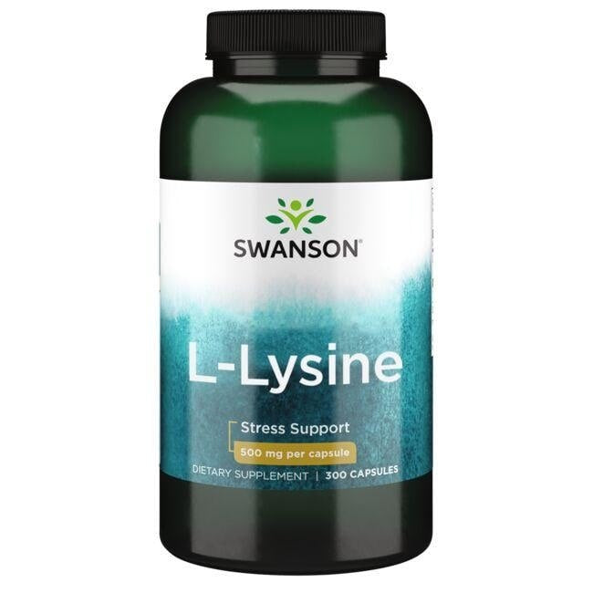 Swanson Lysine 500mg Free-Form framsida