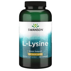Swanson Lysine 500mg Free-Form framsida