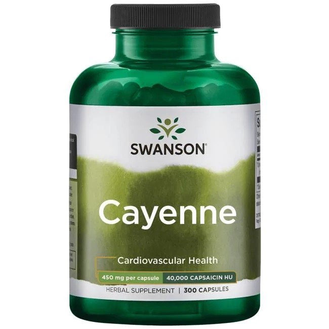 Swanson Cayenne flaska från sidan