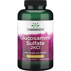Swanson - Glucosamine Sulfate 2Kcl, 500mg (250 Caps)