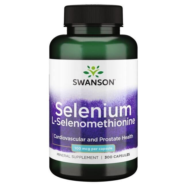 Swanson SelenoExcell Selenium ingredienser etikett