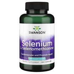 Swanson SelenoExcell Selenium ingredienser etikett