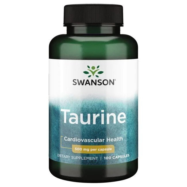 Swanson - Taurine, 500mg - 100 Caps