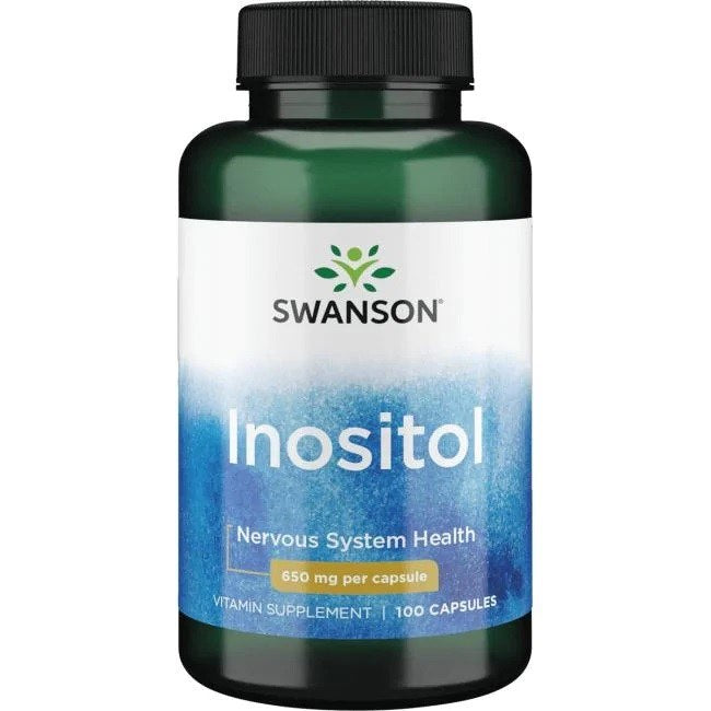 Swanson Inositol kapsel närbild