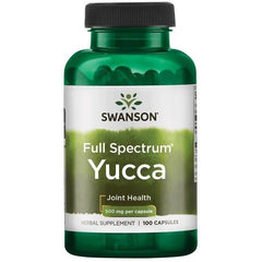 Full Spectrum Yucca 500 mg baksida näringsfakta