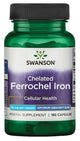 Swanson - Albion Ferrochel Jern - 18mg - 180 Kapsler