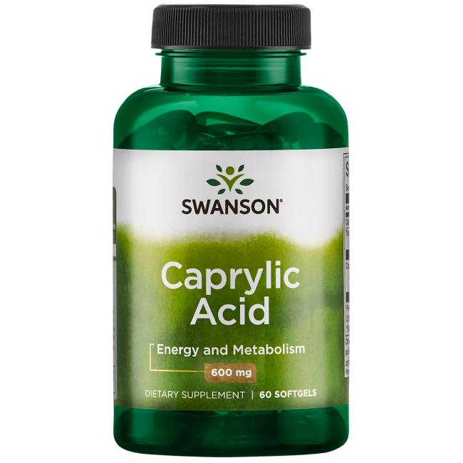 Swanson Caprylic Acid framsida