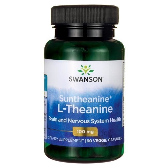 Swanson - Suntheanine L-Theanine - 100mg - 60 Vcaps