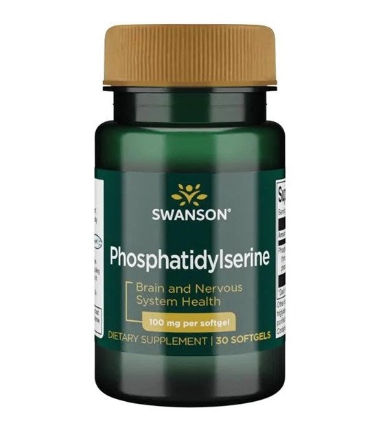 Swanson Phosphatidylserine 30 Sgels framsida