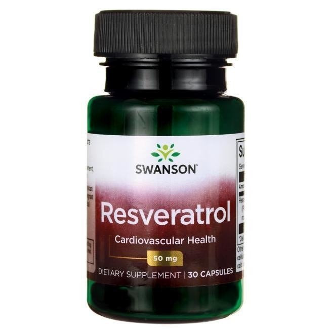 Swanson Resveratrol ingredienser lista
