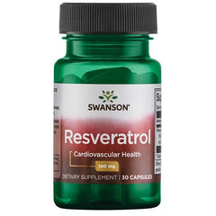 Swanson Resveratrol baksida näringsfakta